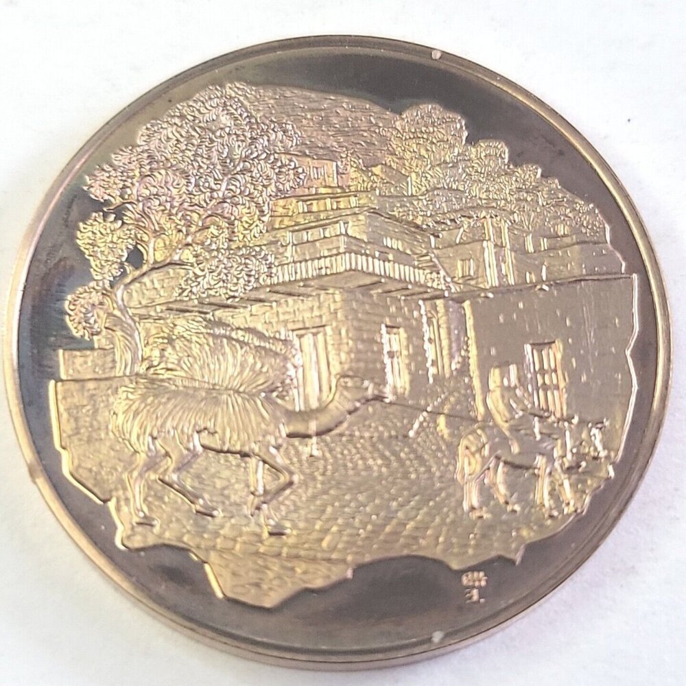 Peki'in 2nd Temple Bronze Medal The Medalic History Of The Jewish People